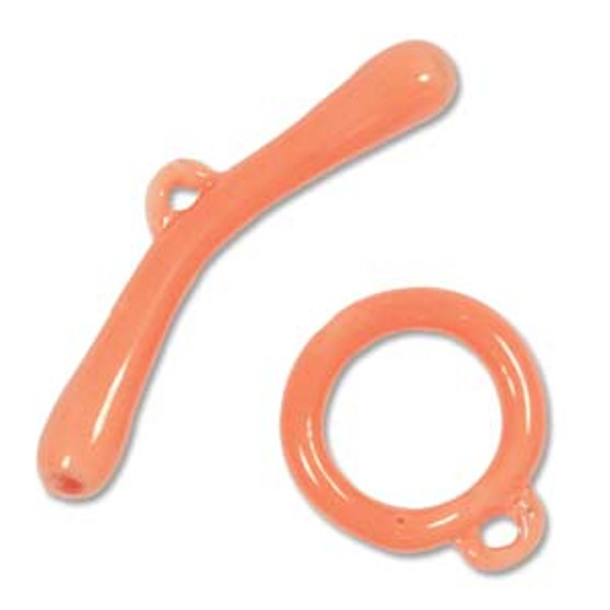 LAST STOCK: Glass Toggle - 26-29mm Hyacinth - 1 Set