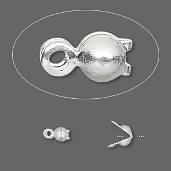 LAST STOCK: 35gm pack - Silver plated Beat Tips/ Clam shells