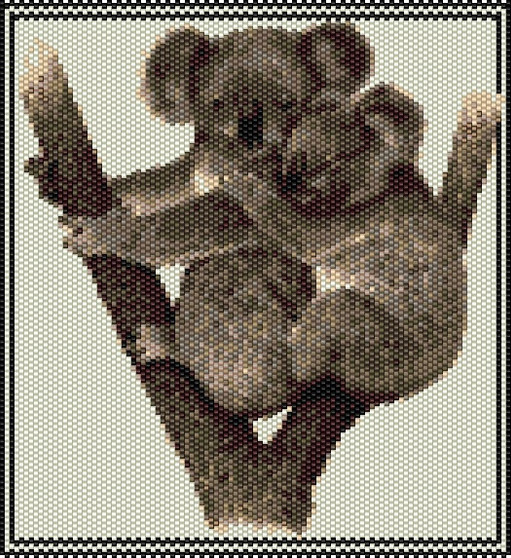 Peyote Stitch Koala Kit (Beads Only)