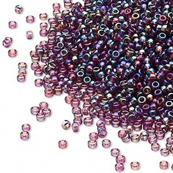 15-294 - 15/0 - Miyuki - Transparent Rainbow Lavender - 8.2gms Vial Glass Round Seed Beads