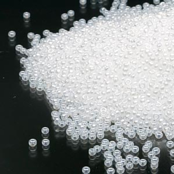 15-511 - 15/0 - Miyuki - Translucent Ceylon Pearl - 8.2gms Vial Glass Round Seed Beads
