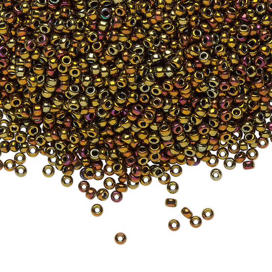 11-462 - 11/0 - Miyuki - Opaque Metallic Iris Bronze - 25gms - Glass Round Seed Bead