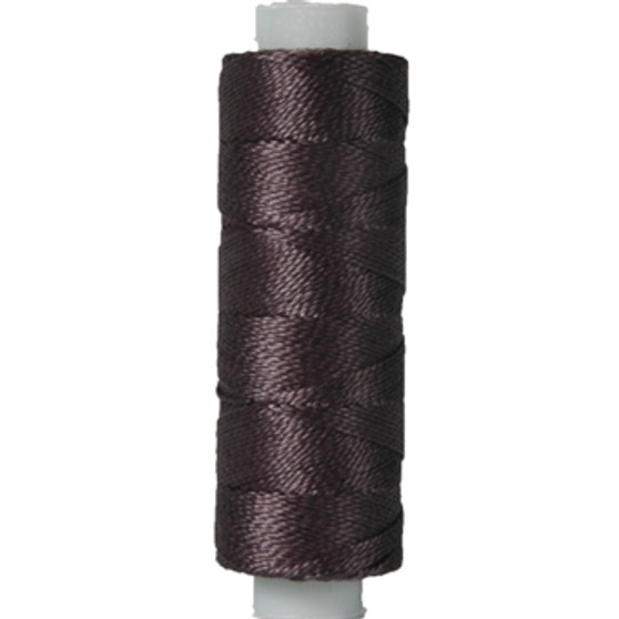 LAST STOCK: 10gm Spool Pearl Crochet Cotton - Size 8 Dk Pewter Grey