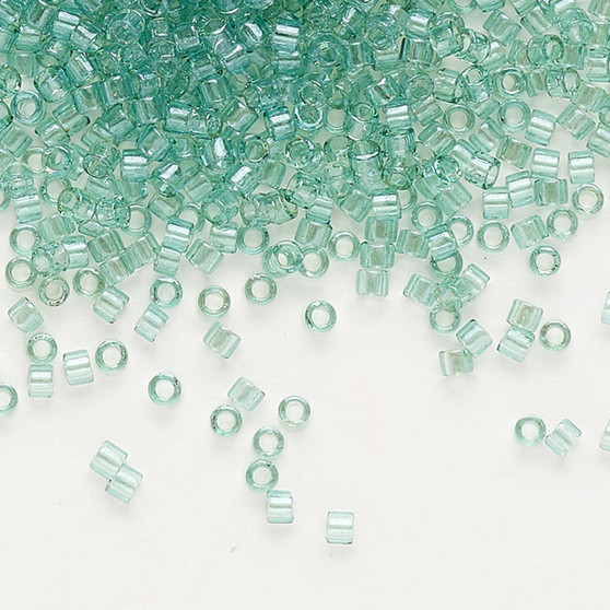 DB0112 - 11/0 - Miyuki Delica - Luster Seafoam - 7.5gms - Cylinder Seed Beads