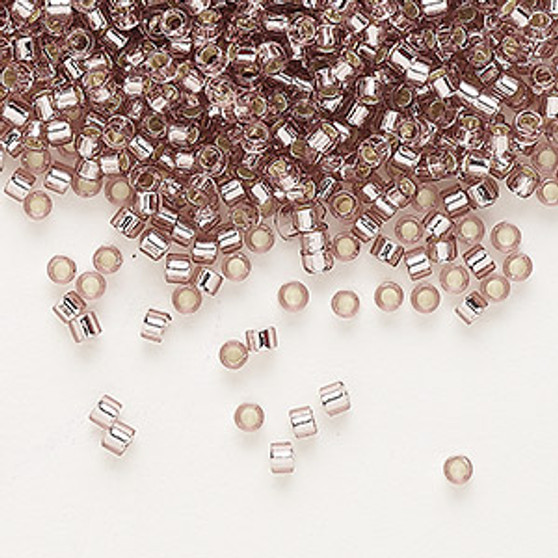 DB0146 - 11/0 - Miyuki Delica - Silver Lined Lilac - 7.5gms - Cylinder Seed Beads