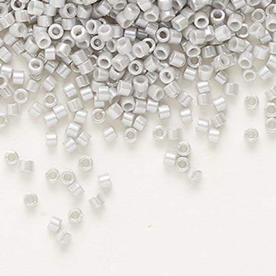 DB1538 - 11/0 - Miyuki Delica - Opaque Glazed Luster Light Smoke - 7.5gms - Cylinder Seed Beads