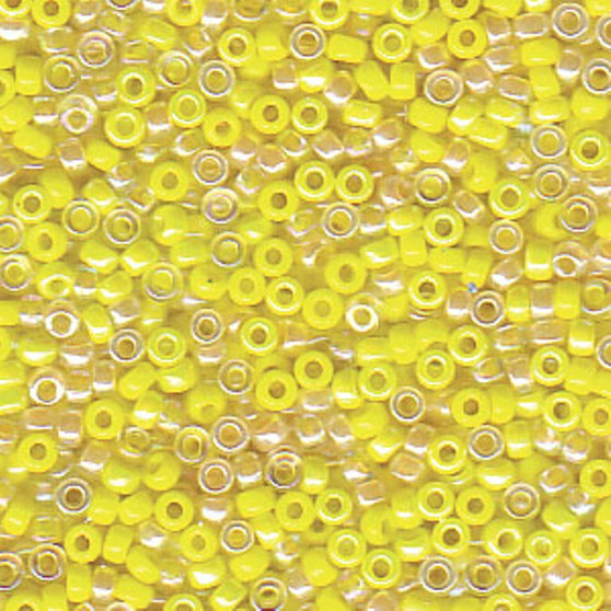 15-Mix47 - 15/0 - Miyuki - Yellow Medley - 8.2gms Vial Glass Round Seed Beads