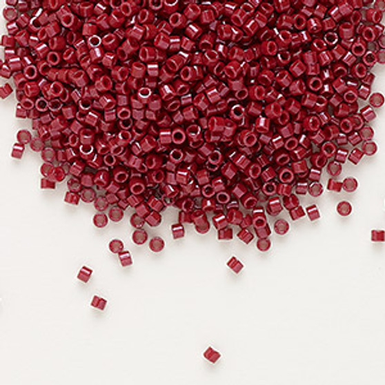DB0654 - 11/0 - Miyuki Delica - Opaque Brick Red - 7.5gms - Cylinder Seed Beads