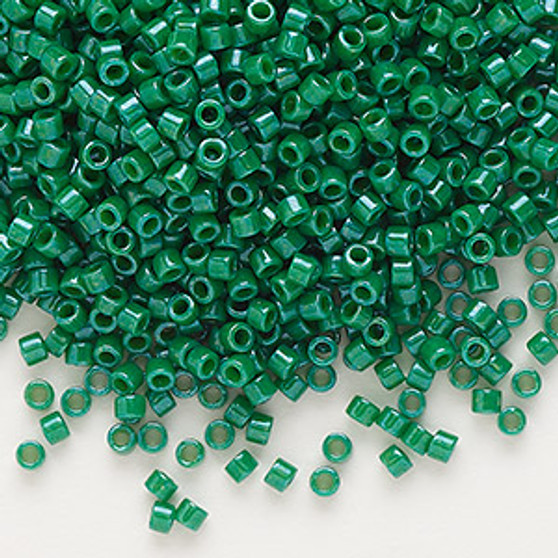 DB0656 - 11/0 - Miyuki Delica - Opaque Green - 7.5gms - Cylinder Seed Beads