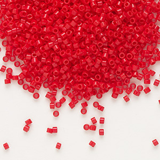 DB0723 - 11/0 - Miyuki Delica - Opaque Dark Cranberry - 7.5gms - Cylinder Seed Beads
