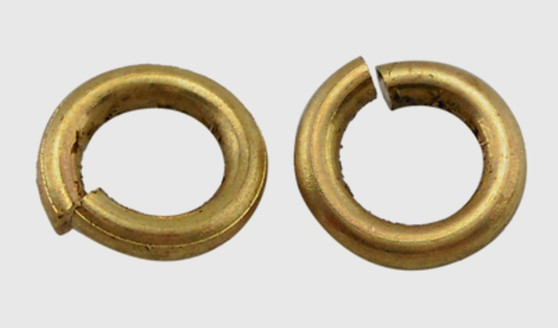 Brass Open Jump Rings, Bronze, 5x1mm, 18 Gauge, Inner Diameter: 3mm (10gms - approx 120)
