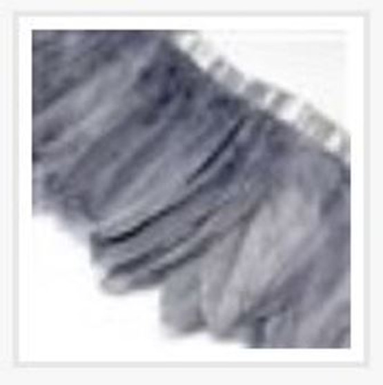 Fashion Goose Feather, Costume Accessory, Gray, 100-180mm x 38-62mm; about 2m/bag