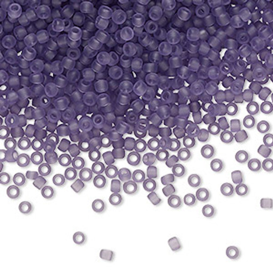 TR-11-19F - 11/0 - TOHO BEADS® - Transparent Frosted Sugar Plum - 50gms - Glass Round Seed Beads