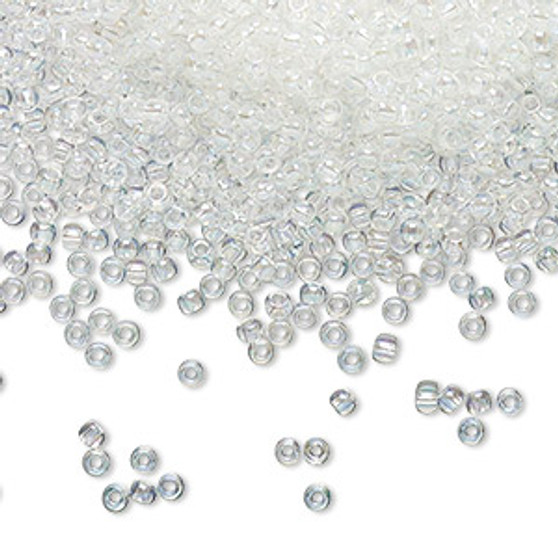 TR-11-161 - 11/0 - TOHO BEADS® - Transparent Rainbow Crystal Clear - 7.5gms - Glass Round Seed Beads