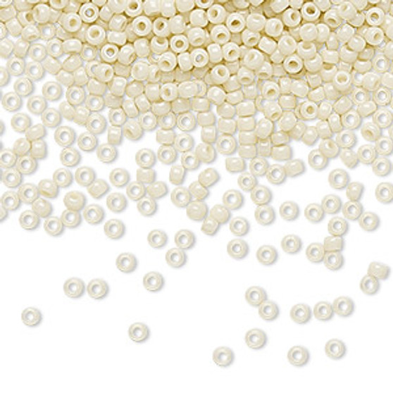 TR-11-51 - 11/0 - TOHO BEADS® - Opaque Light Beige - 7.5gms - Glass Round Seed Beads