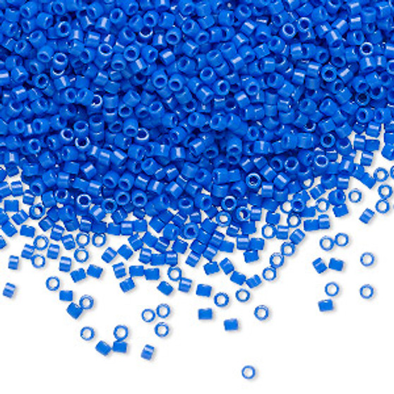 DB1138 - 11/0 - Miyuki Delica - Opaque Cyan Blue - 7.5gms - Cylinder Seed Beads