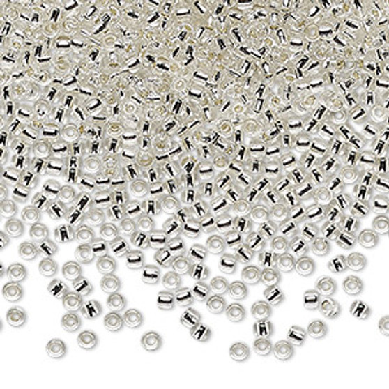 TR-11-21 - 11/0 - TOHO BEADS® - Transparent Crystal Clear - 7.5gms - Glass Round Seed Beads