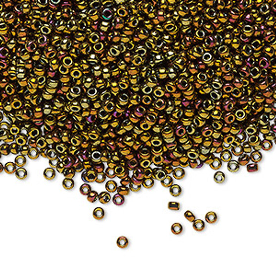 11-462 - 11/0 - Miyuki - Opaque Metallic Iris Bronze - 250gms - Glass Round Seed Bead