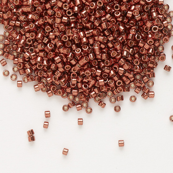 DB1842 - 11/0 - Miyuki Delica - Duracoat® Opaque Galvanized Dark Berry - 7.5gms - Cylinder Seed Bead