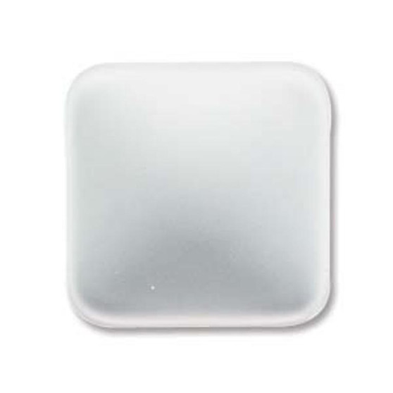 1 x Lunasoft Cabochon Square 17mm Pearl