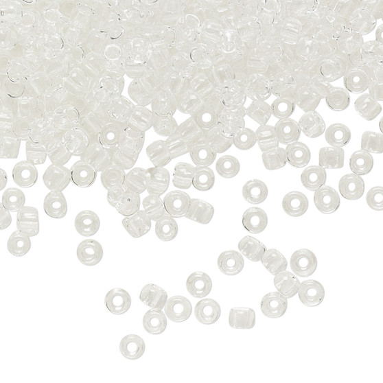 TR-08-1 - 8/0 - TOHO BEADS® - Transparent Clear - 7.5gm Vial - Glass Round Seed Beads