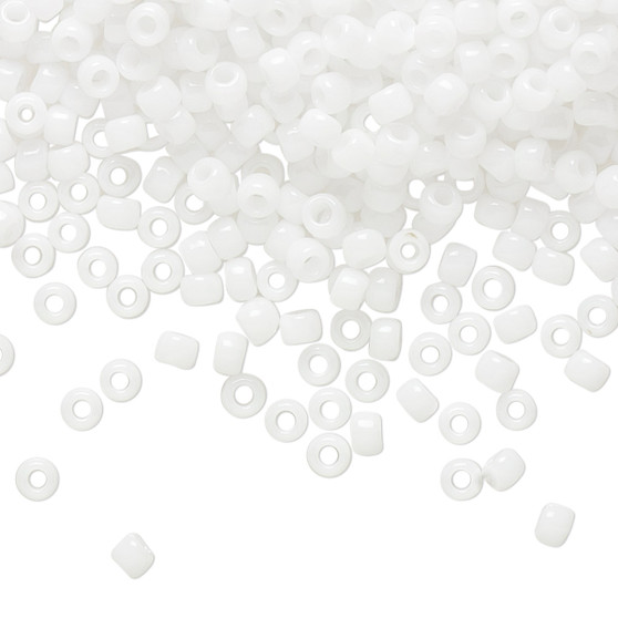 TR-08-41 - 8/0 - TOHO BEADS® - Opaque White - 50gms - Glass Round Seed Beads