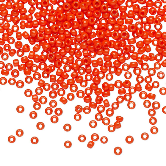 TR-11-50 - 11/0 - TOHO BEADS® - Opaque Sunset Orange - 7.5gms - Glass Round Seed Beads