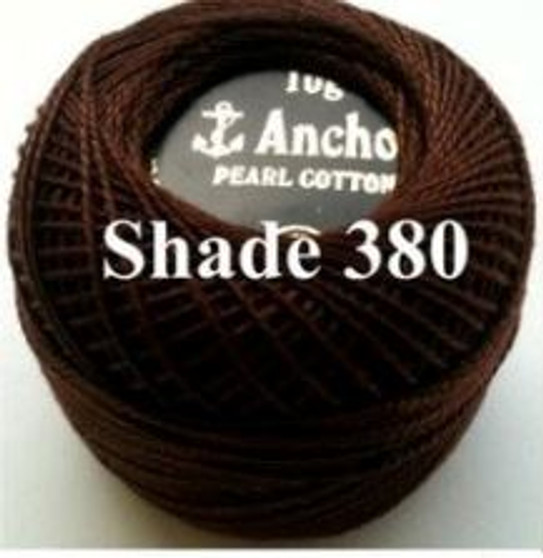 Anchor Pearl Crochet Cotton Size 8 - 10gm Ball - (380)