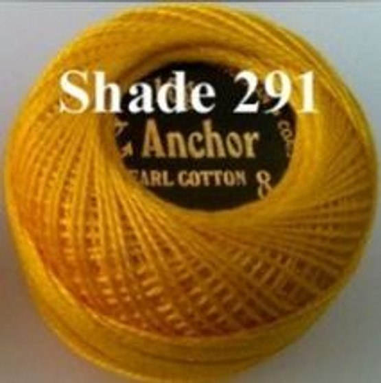 Anchor Pearl Crochet Cotton Size 8 - 10gm Ball - (291)