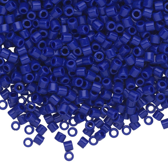 DBL-0726 - 8/0 - Miyuki - Opaque Cobalt - 7.5gms (approx 220 Beads) - Glass Delica Beads - Cylinder