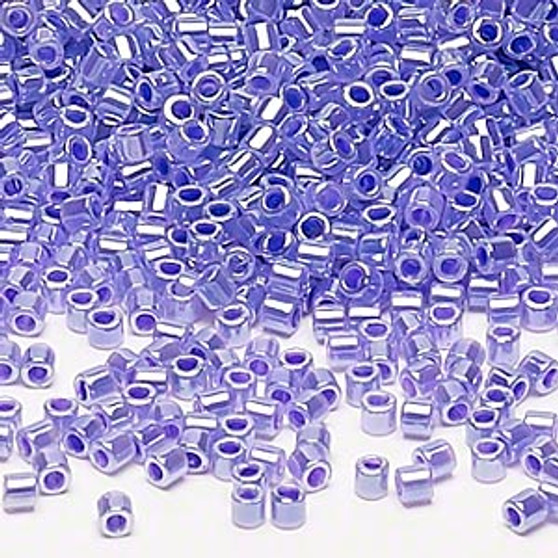 DBL-0249 - 8/0 - Miyuki - Op C/L Ceylon Violet - 7.5gms (approx 220 Beads) - Glass Delica Beads - Cylinder