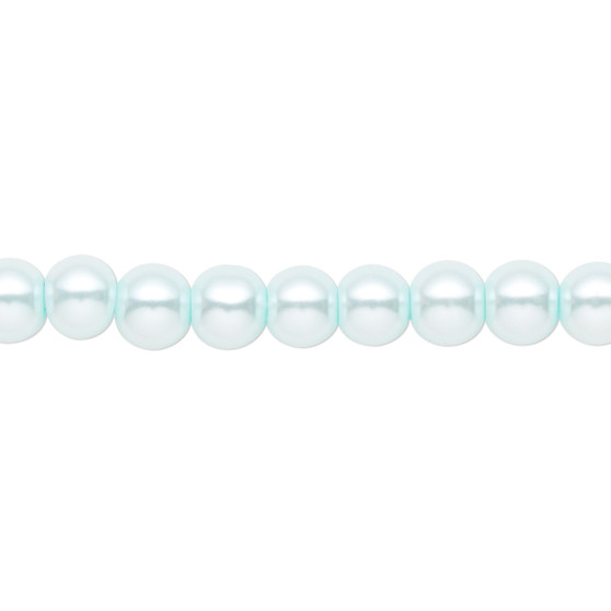 6mm - Celestial Crystal® - Light Blue - 2 Strands - Round Glass Pearl