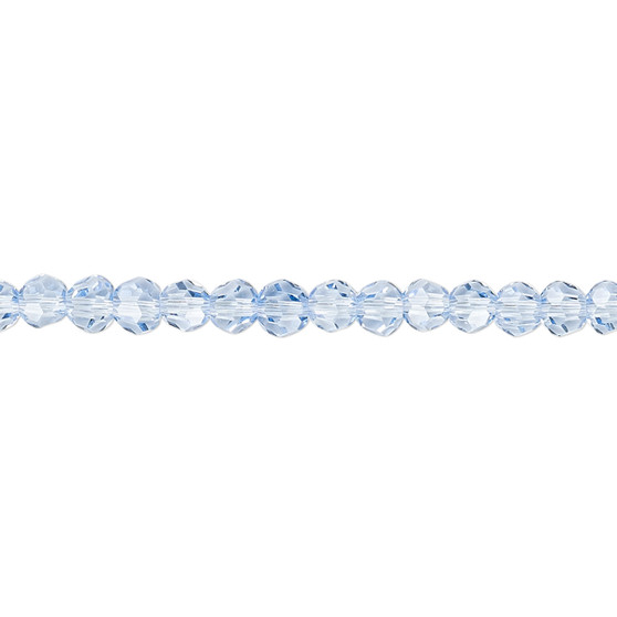4mm - Celestial Crystal® - Transparent Light Blue - 1 Strand (approx. 100 Pack)  - 32 Facet Round