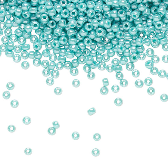 TR-11-132 - 11/0 - TOHO BEADS® -  Opaque Luster Blue Turquoise - 50gms - Glass Round Seed Beads