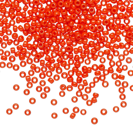 TR-11-50 - 11/0 - TOHO BEADS® -  Opaque Sunset Orange - 50gms - Glass Round Seed Beads