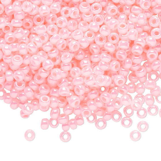 TR-08-145 - 8/0 - TOHO BEADS® - Opaque Ceylon Innocent Pink - 7.5gm Vial - Glass Round Seed Beads