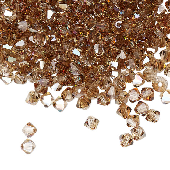 4mm - Preciosa Czech - Crystal Celsian - 48pk - Faceted Bicone Crystal