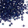 4mm - Preciosa Czech - Deep Tanzanite AB - 48pk - Faceted Bicone Crystal