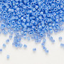 DB0167 - 11/0 - Miyuki Delica - Opaque Light Sapphire AB - 50gms - Cylinder Seed Beads