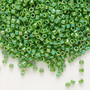 DB0163 - 11/0 - Miyuki Delica - Opaque Green AB - 50gms - Cylinder Seed Beads