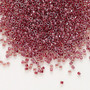 DB0924 - 11/0 - Miyuki Delica - Colour Lined Cherry - 7.5gms - Cylinder Seed Beads