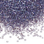 DB1245 - 11/0 - Miyuki Delica - Transparent Rainbow Light Amethyst - 50gms - Cylinder Seed Beads