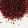 DB1102 - 11/0 - Miyuki Delica - Transparent Dark Cranberry - 50gms - Cylinder Seed Beads