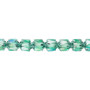6mm - Preciosa Czech - Teal Apollo AB - 15.5" Strand (Approx 65 beads) - Round Cathedral Glass Beads