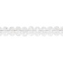 7x5mm - Preciosa Czech - Clear - 15.5" Strand - Faceted Rondelle Fire Polished Glass Beads