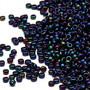 15-452 - 15/0 - Miyuki - Opaque Metallic Iris Dark Blue - 35gms - Glass Round Seed Beads