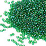 15-179 - 15/0 - Miyuki - Transparent Rainbow Green - 35gms - Glass Round Seed Beads