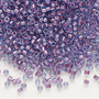 DB0922 - 11/0 - Miyuki Delica - Transparent Colour-Lined Periwinkle Blue - 50gms - Cylinder Seed Beads