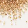 DB0901 - 11/0 - Miyuki Delica - Transparent Colour-Lined Golden Rose - 50gms - Cylinder Seed Beads