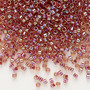 DB0088 - 11/0 - Miyuki Delica - Translucent Berry-lined Rainbow Light Topaz - 50gms - Cylinder Seed Beads